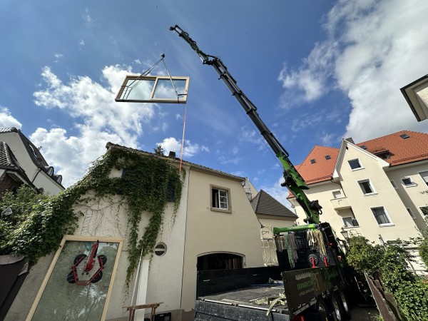 Fenster für Anbau